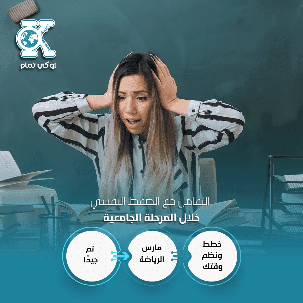 التعامل مع الضغط النفسي خلال المرحلة الجامعية