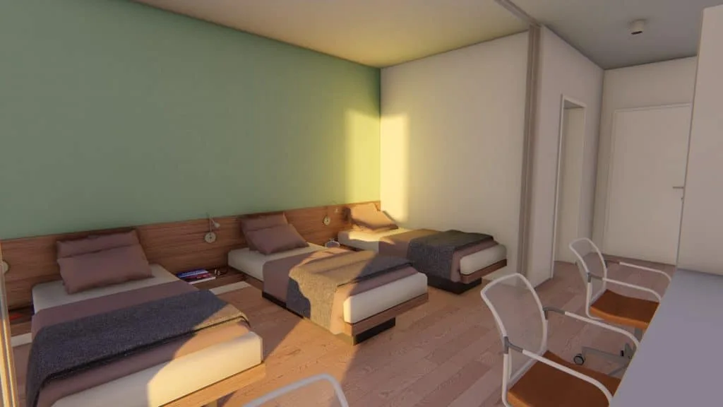 غرف السكن الطلابي في جامعة اوزيجين