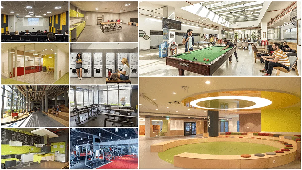 مرافق السكن الطلابي في جامعة اوزيجين