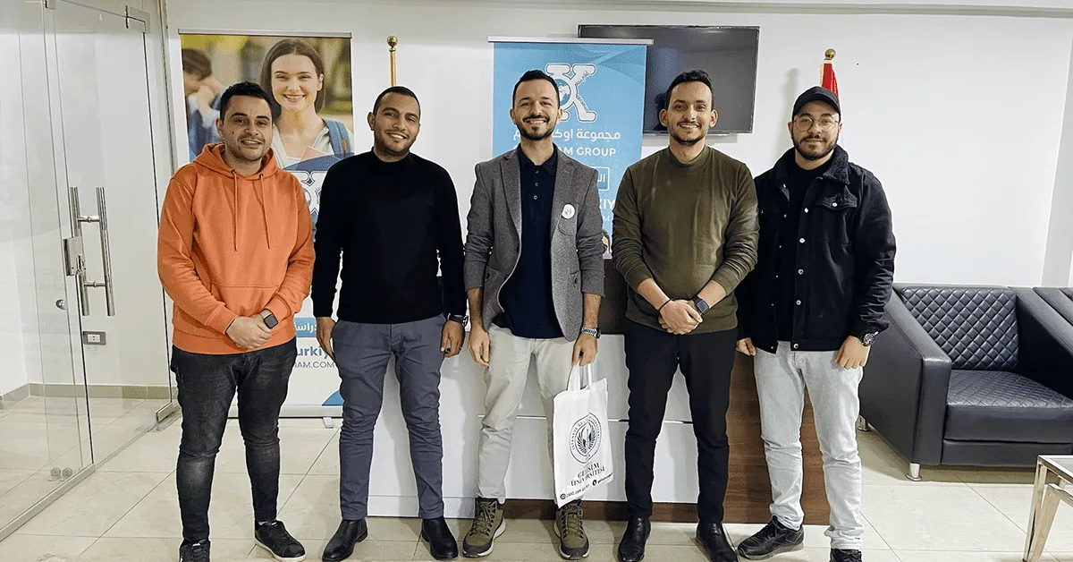 زيارة جامعة اسطنبول جيليشيم لمكتب اوكي تمام